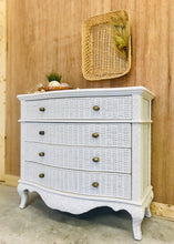 Load image into Gallery viewer, Pretty Bombay Wicker Chest of Drawers