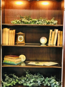 Classy Farmhouse Lighted Bookcase