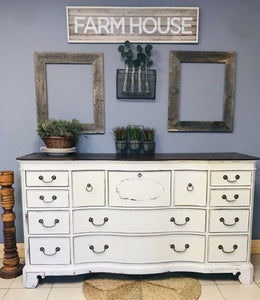 Stunning Large Farmhouse Long Dresser or Buffet