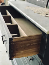 Load image into Gallery viewer, Stunning Antique Marble Top Chest of Drawers