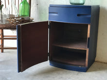 Load image into Gallery viewer, Adorable Vintage Navy Single Nightstand