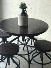 Load image into Gallery viewer, Amazing Industrial Farmhouse Pub Table &amp; Stools