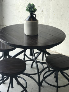 Amazing Industrial Farmhouse Pub Table & Stools