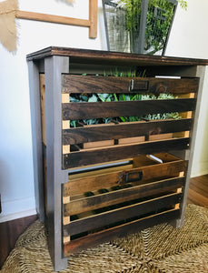 Cute Rustic Crate Storage Drawers