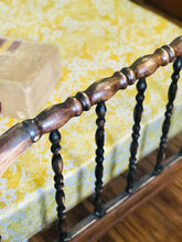 Load image into Gallery viewer, Adorable Vintage Spindle Twin Bed Frame