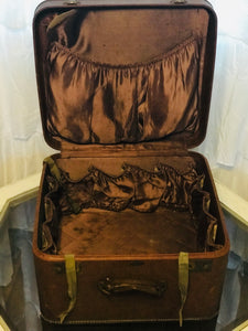 Vintage Leather Suitcase