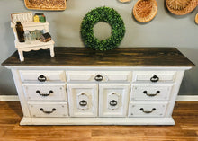 Load image into Gallery viewer, Stunning Large Farmhouse Buffet/TV Stand