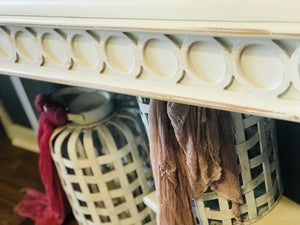 Beautiful Coastal White Entryway Table