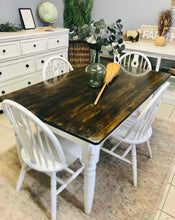 Load image into Gallery viewer, Perfect farmhouse table &amp; chairs (4)