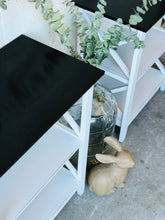 Load image into Gallery viewer, Perfect Farmhouse Cross Base End Table Set