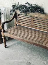 Load image into Gallery viewer, Stunning Distressed Solid Wood Bench