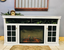 Load image into Gallery viewer, Beautiful Modern Farmhouse Fireplace Console