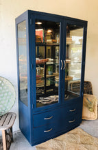 Load image into Gallery viewer, Stunning Modern Navy Display Cabinet