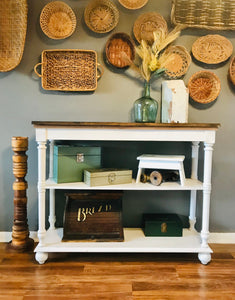 Farmhouse Chunky Entryway Table