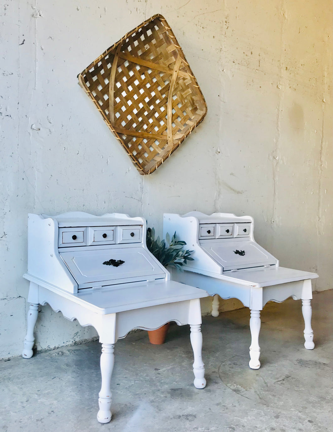 Vintage Farmhouse End Tables