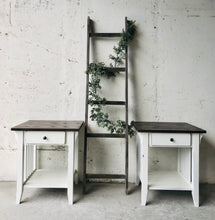 Load image into Gallery viewer, Rustic Farmhouse End Table Set