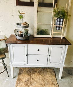 Pretty Farmhouse Buffet or Coffee Bar
