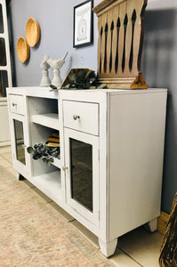 Perfect Modern Farmhouse TV stand or Small Buffet