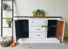 Load image into Gallery viewer, Pretty Farmhouse Buffet or Coffee Bar