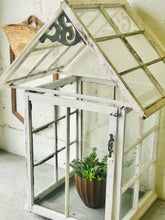 Load image into Gallery viewer, Salvaged Old Window Greenhouse w/Door