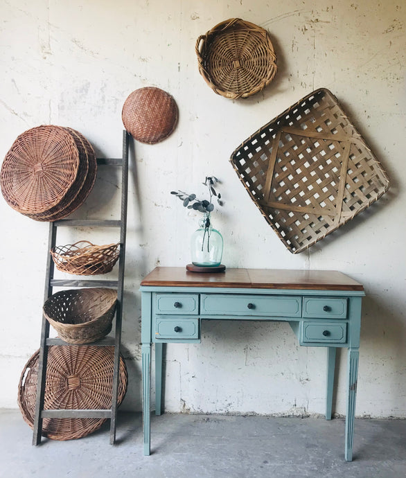Lovely Revamped Vintage Sewing Desk