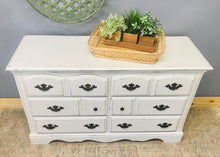 Load image into Gallery viewer, Pretty Farmhouse Dresser or Buffet/Coffee Bar