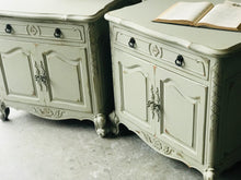 Load image into Gallery viewer, Stunning Large French Style Nightstand or End Table Set