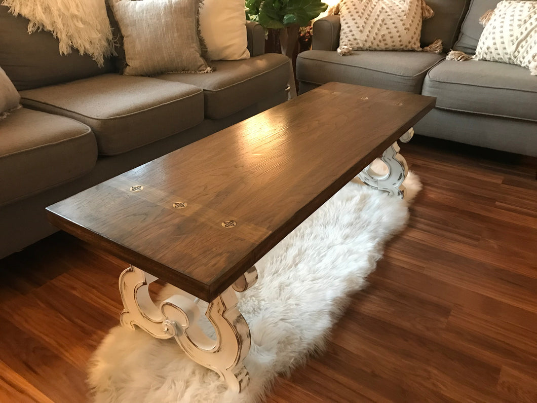 Beautiful Solid Wood Vintage Coffee Table