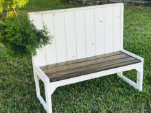 Load image into Gallery viewer, Farmhouse Solid Wood Bench