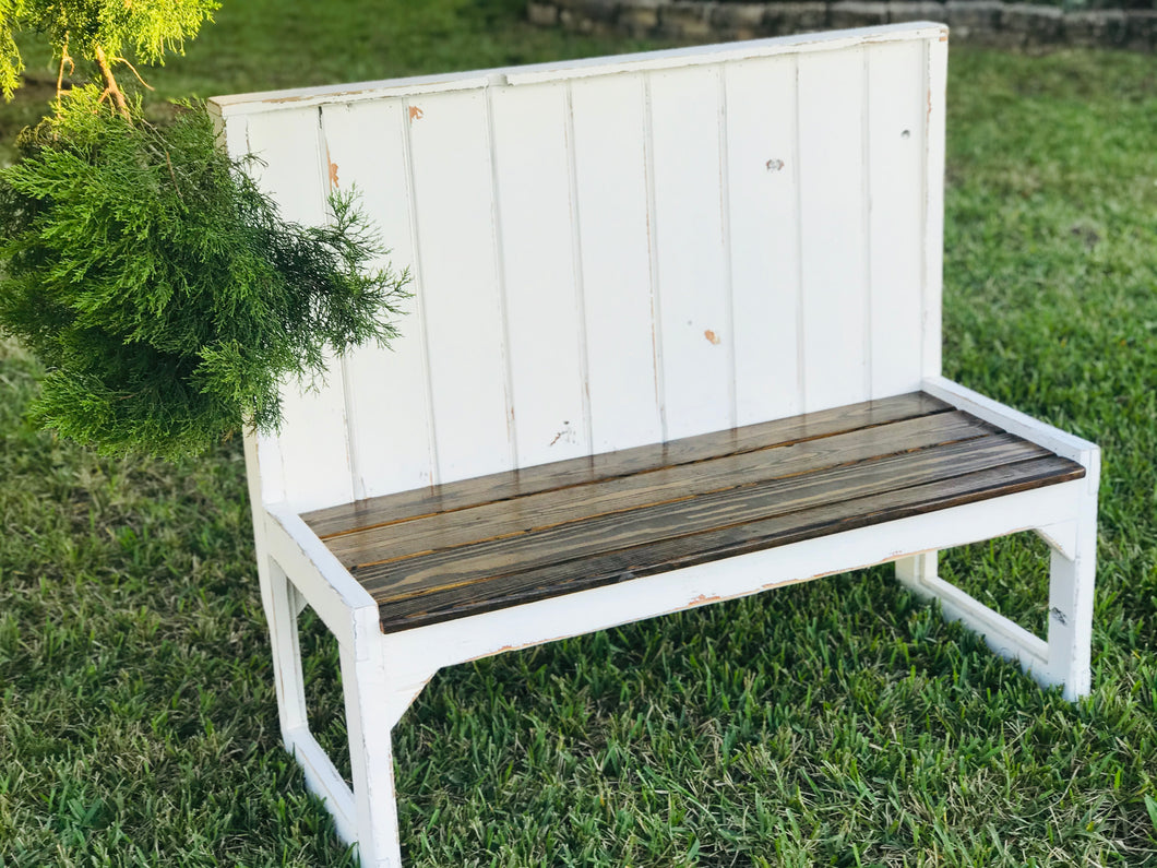 Farmhouse Solid Wood Bench