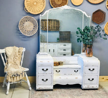 Load image into Gallery viewer, Gorgeous Vintage Vanity &amp; Chair