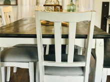 Load image into Gallery viewer, Perfect Farmhouse Table w/Chairs &amp; Bench