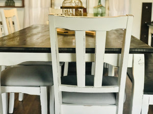 Perfect Farmhouse Table w/Chairs & Bench