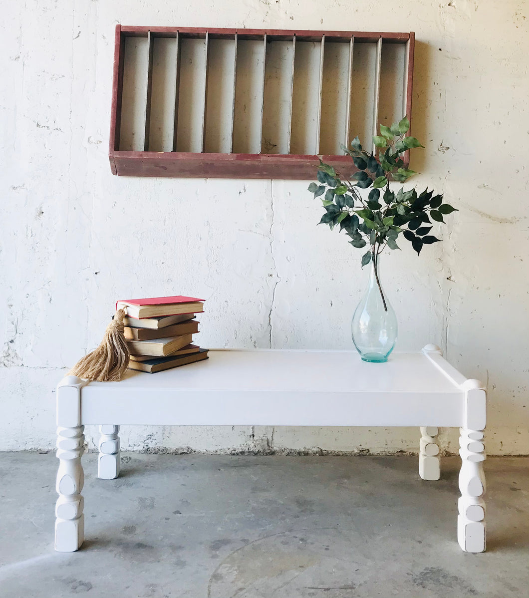 Cute Petite Farmhouse Coffee Table