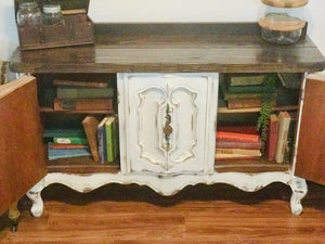 Farmhouse Ornate TV Stand or Accent Table