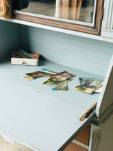 Load image into Gallery viewer, Lovely Vintage Floral Secretary Cabinet
