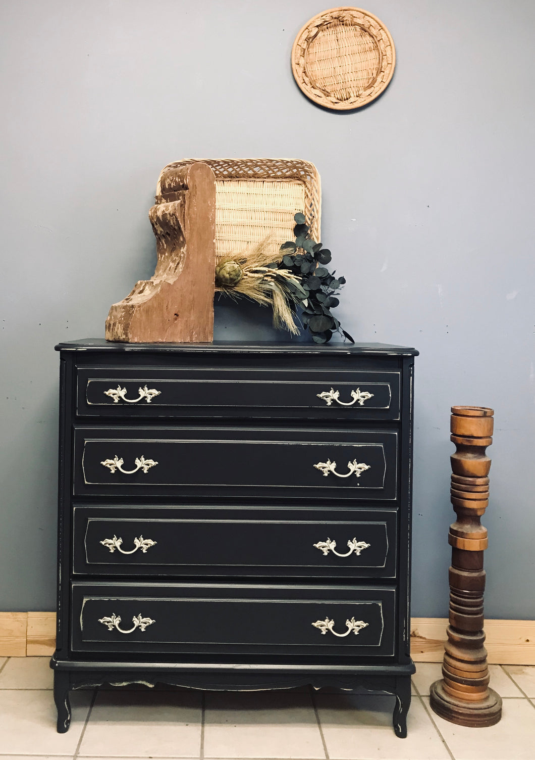 Vintage Frenchie Chest of Drawers