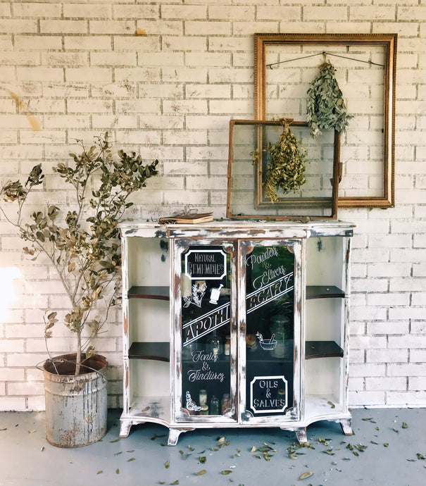 Vintage Apothecary Cabinet