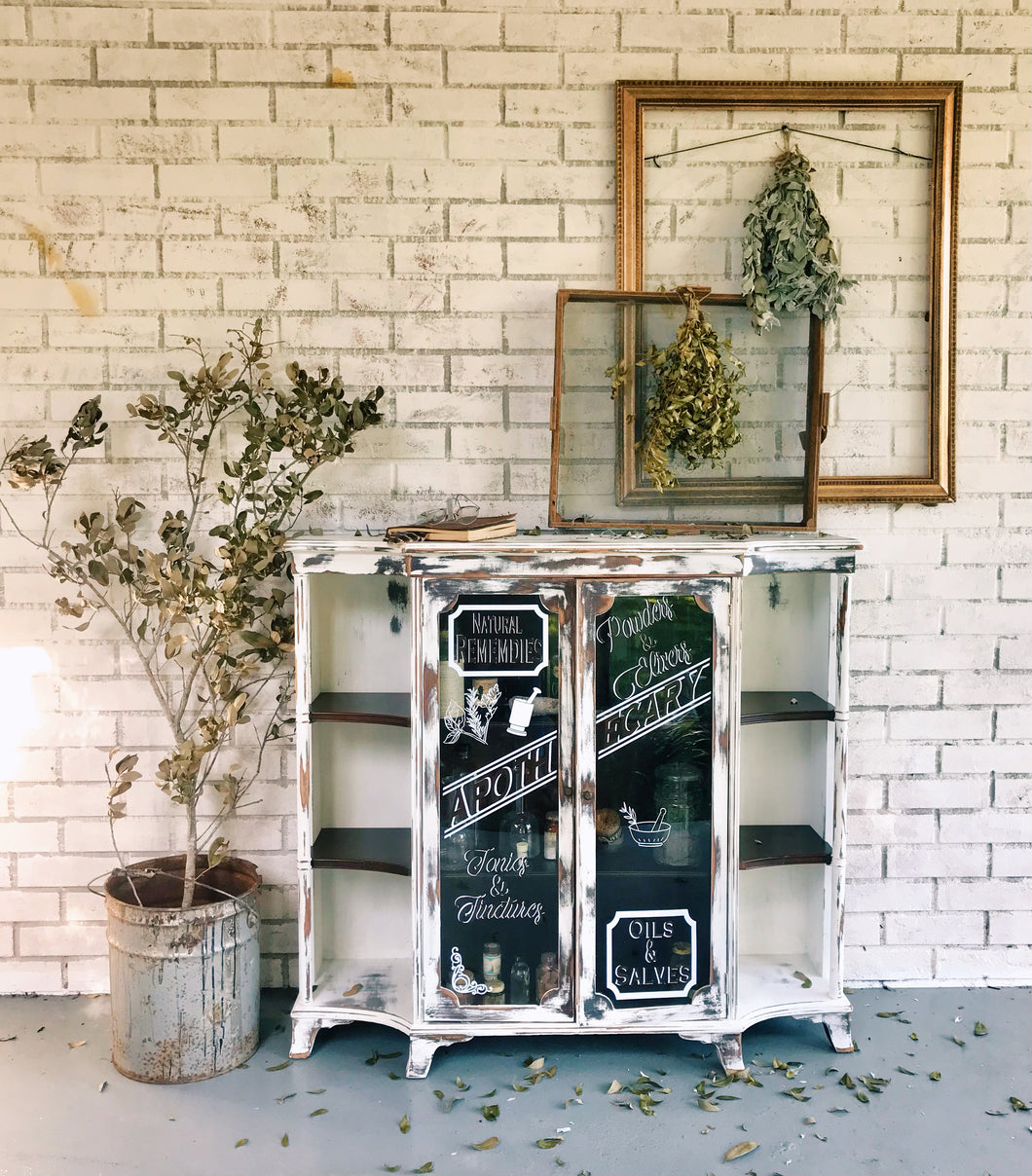 Vintage Apothecary Cabinet