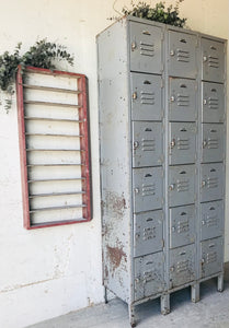 Amazing Vintage Industrial Metal Lockers