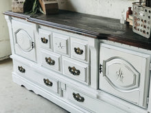 Load image into Gallery viewer, Pretty Rustic Farmhouse Buffet or TV Stand