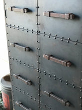 Load image into Gallery viewer, Awesome Industrial Metal “Look” Rolling Storage Cabinet