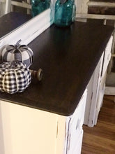 Load image into Gallery viewer, Gorgeous Vintage Wood Vanity with Chair