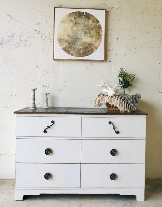 Unique Vintage Farmhouse Dresser