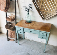 Load image into Gallery viewer, Lovely Revamped Vintage Sewing Desk