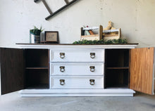 Load image into Gallery viewer, Stunning Vintage Farmhouse Buffet or TV Stand
