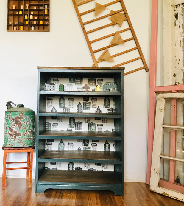 Adorable Repurposed Dresser Shelf