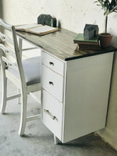 Load image into Gallery viewer, Adorable Vintage Desk &amp; Chair Set
