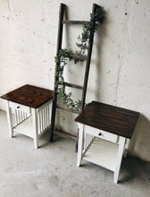 Load image into Gallery viewer, Rustic Farmhouse End Table Set