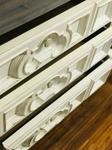 Farmhouse Ornate Buffet or TV Stand